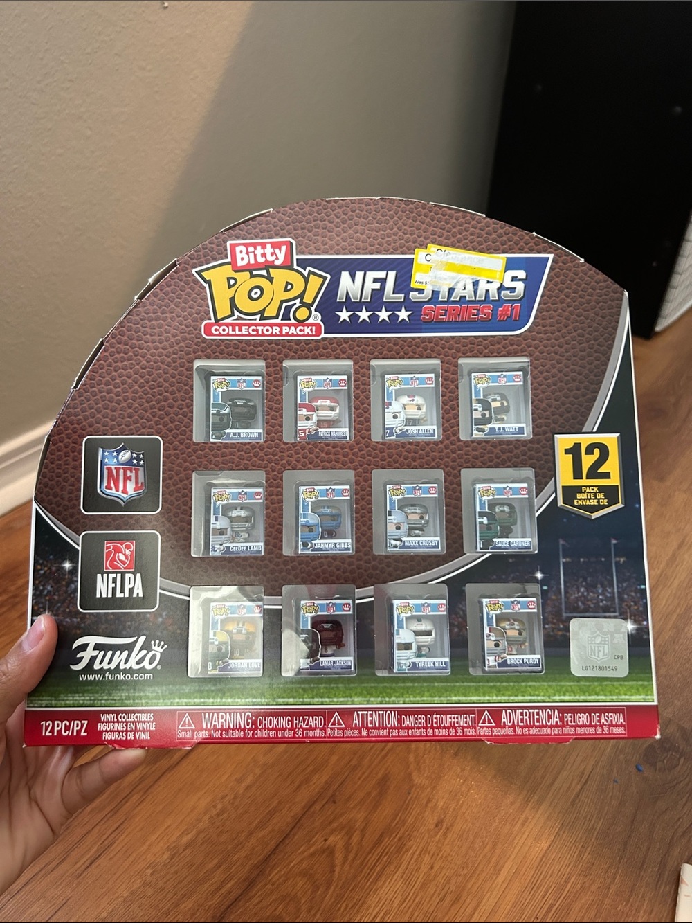 Funko Bitty Pop! NFL Stars Series #1 Collector Pack